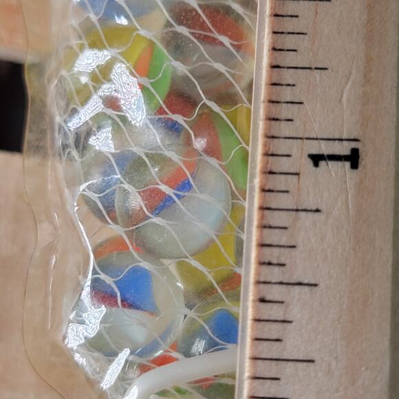 9.5 Oz Bag of Mini Cats Eye Glass Marbles - NEW / SEALED - Picture 5 of 5